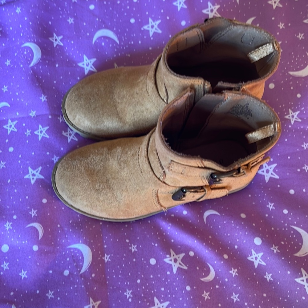 Brown Suede Ankle Boots- Old Navy